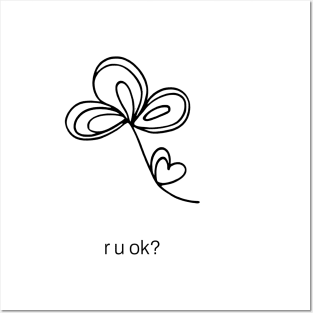 r u ok Posters and Art